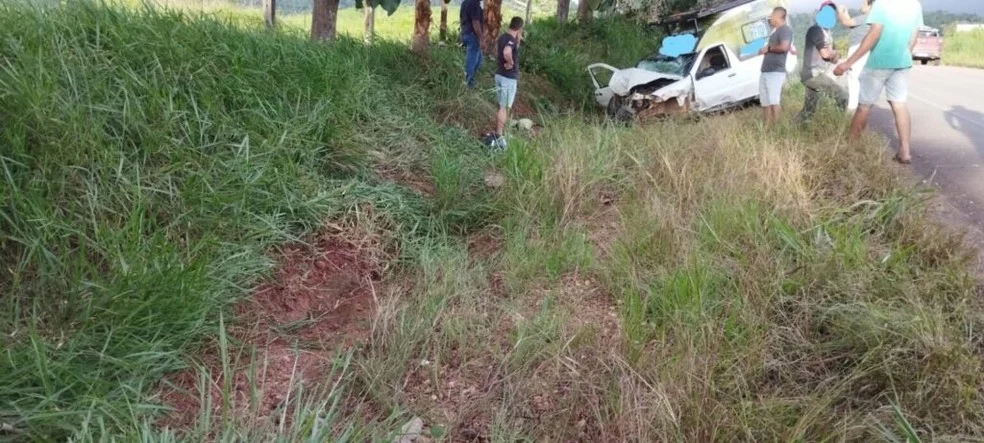 Acidente na RO-481 — Foto: Marcelo Nery.