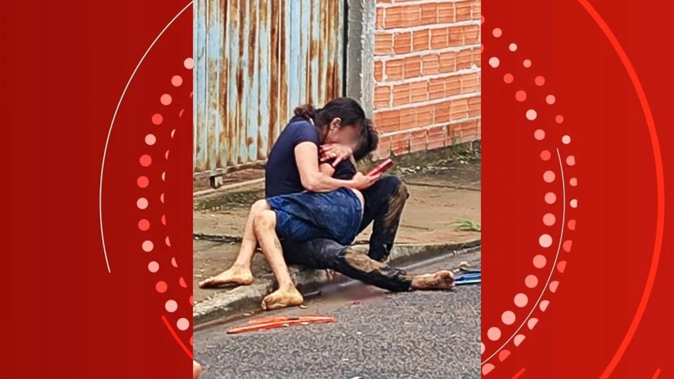 Criança morre nos braços da mãe em Vilhena(RO) — Foto: Reprodução/Tony Rota