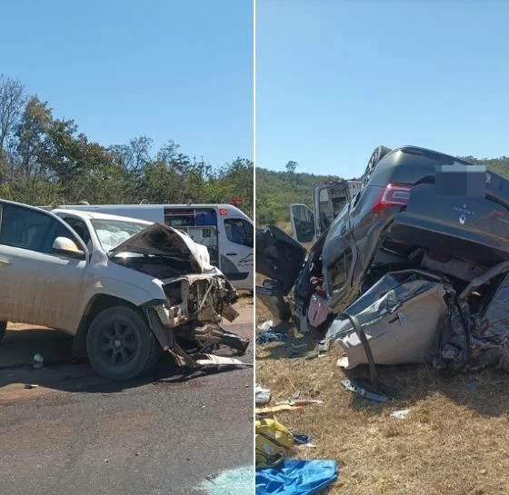 VEJA VÍDEO: Homem e criança morrem em acidente em rodovia; mulher fratura fêmur