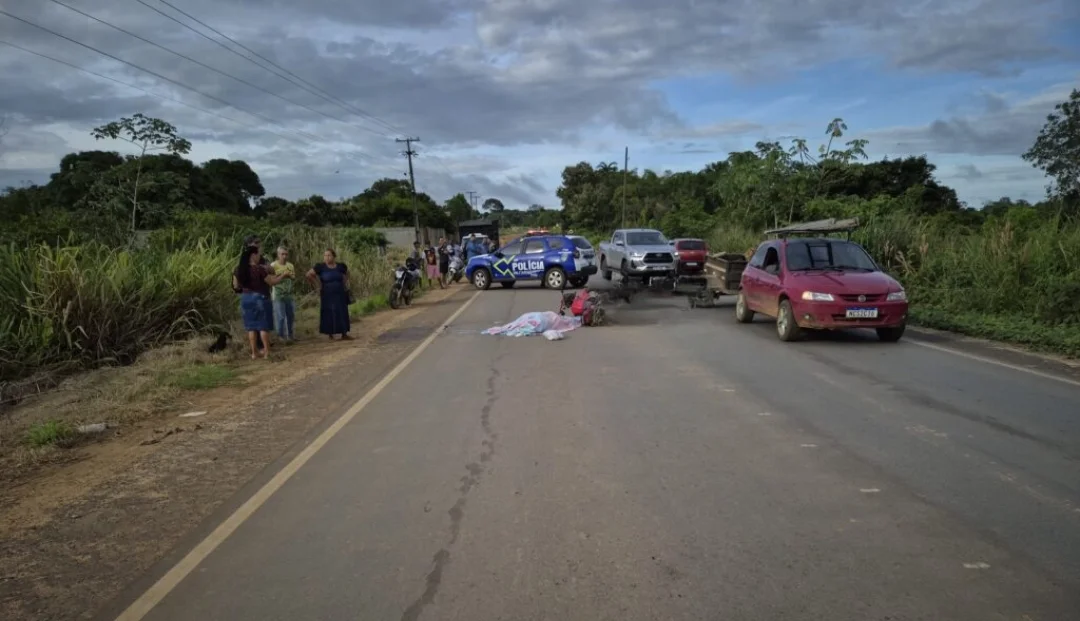 Motociclista morre após colisão com capivara na RO-135