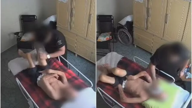 Polícia investiga série de agressões contra idoso de 86 anos cometidas por cuidador. VEJA VÍDEO